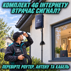 Комплект 4G интернета теряет сигнал? Проверьте роутер, антенну и кабель