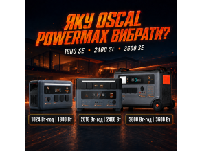OSCAL PowerMax 1800 SE vs 2400 SE vs 3600 SE: выбираем зарядную станцию ​​для дома, офиса и экстремальных условий
