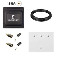 Мощный комплект 4G LTE Wi-Fi роутер ZTE MF296R + антенна MARKETNET Square 21 dBi (SMA) + 5D-FB класса RG-8✔️ Комплект интернета для села, частного дома, дачи и офиса. Поддержка всех ключевых частот✔️ Доставка по Украине⏩ Запорожье, Киев