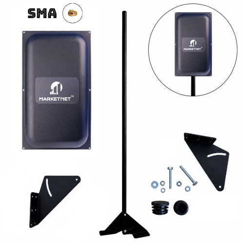 Комплект Антена панельна 4G MARKETNET Maxi MIMO SMA 24 dBi + Кронштейн 1,5 м