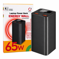 Laptop Power Bank 65W EnergyWall 20000 мАч