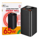 Мощный Power Bank 20000 мАг 65W с поддержкой PD и быстрой зарядкой до 100W через Type-C⚡ Идеальный внешний аккумулятор для ноутбука, смартфона и планшета⚡Купить повербанк 65 Вт для работы и путешествий с доставкой по Украине ⏩