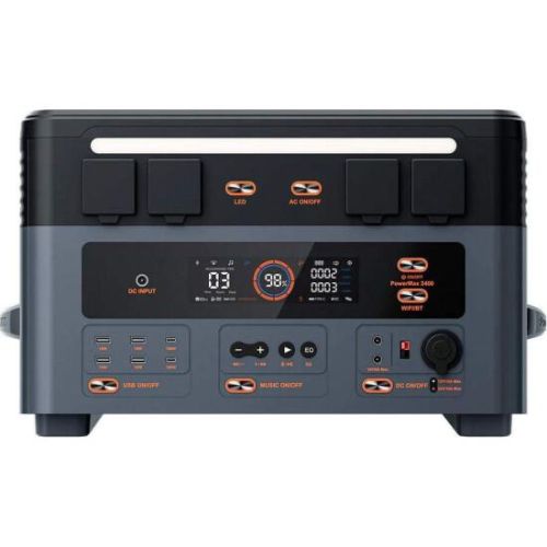 Купить OSCAL PowerMax 2400 SE по выгодной цене✅ Зарядная станция 2016 Вт·ч и 2400 Вт с LiFePO₄, быстрой зарядкой, UPS и 14 выходами⚡ Резервное питание дома, офиса, техники и электроинструментов⚡ Доставка по Украине ⏩