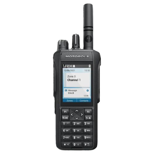 Купити рацію Motorola R7 FKP VHF AES-256 136–174 МГц ✔️ Цифрова DMR рація з повною клавіатурою, IP68, MIL-STD-810, до 1000 каналів, потужність 5 Вт, автономність до 28 годин✔️Професійний захищений зв'язок✔️ Доставка по Україні ⏩
