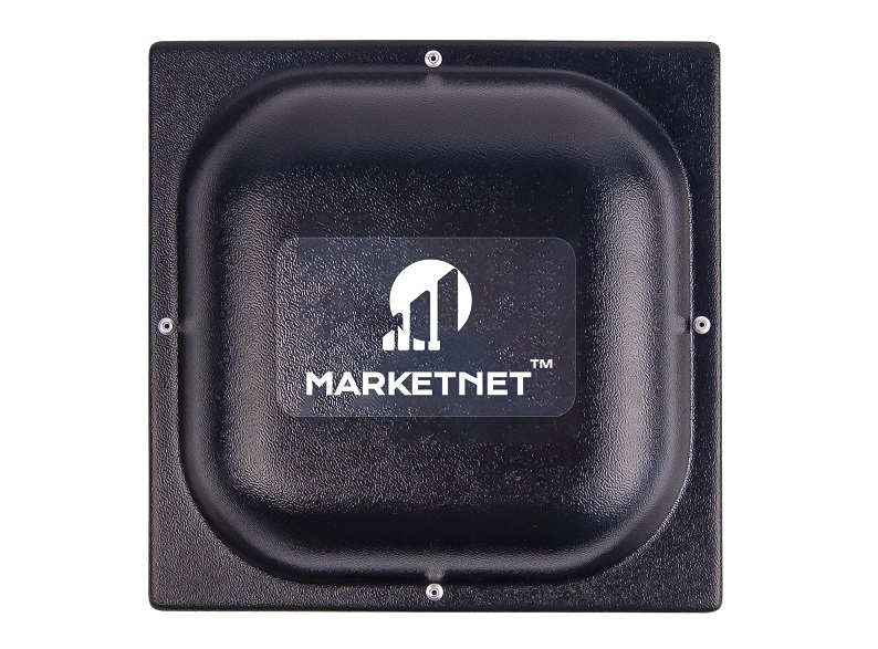 Панельная 4G LTE антенна MIMO MARKETNET T800 (900/1700-2700 МГц) 18 дБ. Фронтальный вид